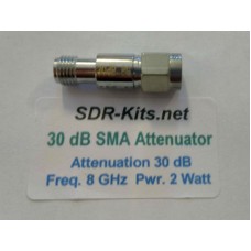 SMA Attenuator 30dB 8GHz